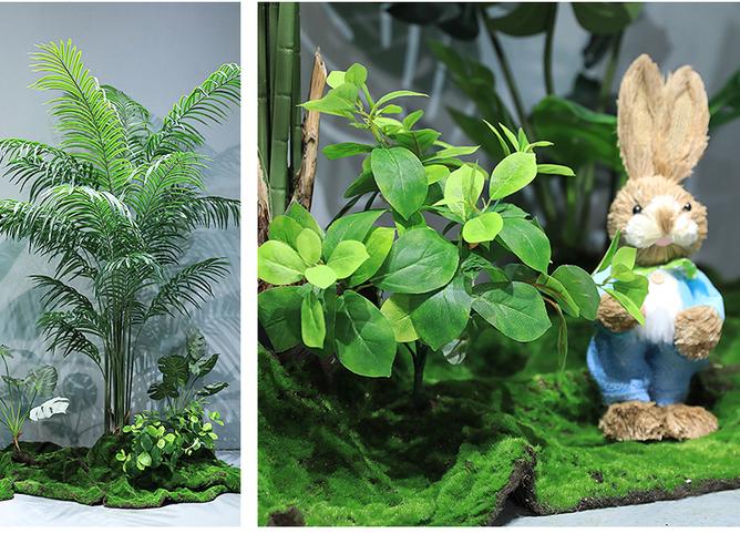 仿真绿植大型假植物美人蕉盆栽造微景室内景观装饰商场办公室摆件