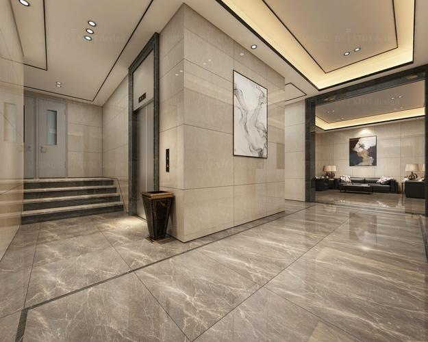 工装丨办公电梯厅效果图区室内设计联盟
