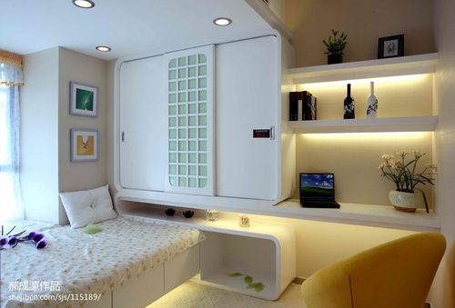 保利上林湾现代时尚10平米小卧室装修设计效果图