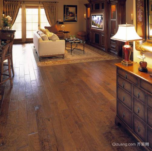 棕色地板配什么颜色家具棕色地板家具搭配技巧棕色地板家具搭配效果