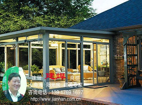 加工定制环保节能玻璃阳光房钢铝主体结构框架安全牢固可靠