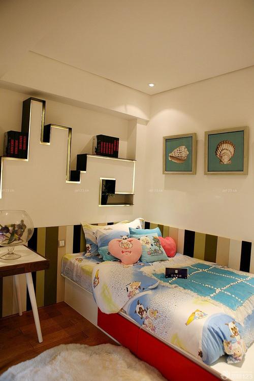 小户型儿童房间装修效果图三室两厅简装