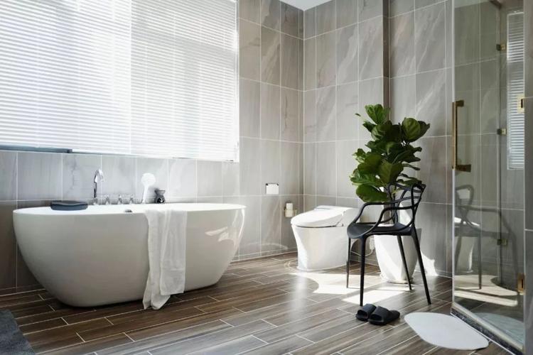 卫生间木纹砖图片来自黄吉空间设计木纹砖优点比地板容易打理可以