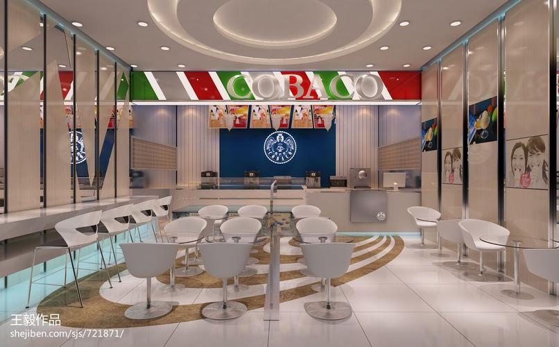 冰淇淋超市设计效果图欣赏餐饮空间设计图片赏析