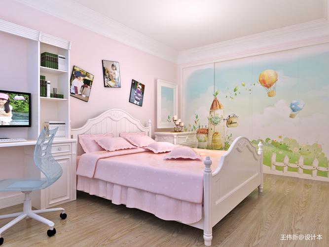大气84平现代三居儿童房设计效果图卧室现代简约卧室设计图片赏析