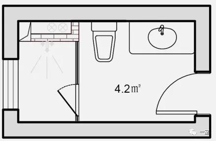 常见的卫生间多是一体式的设计基本也只用浴帘或淋浴房做到干湿分离