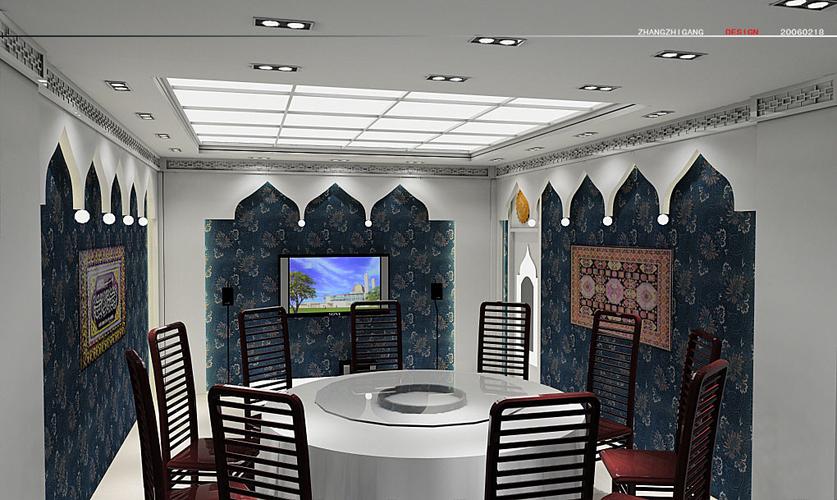 伊斯兰风情餐饮酒店设计作品装修效果图新余装修网装饰互联