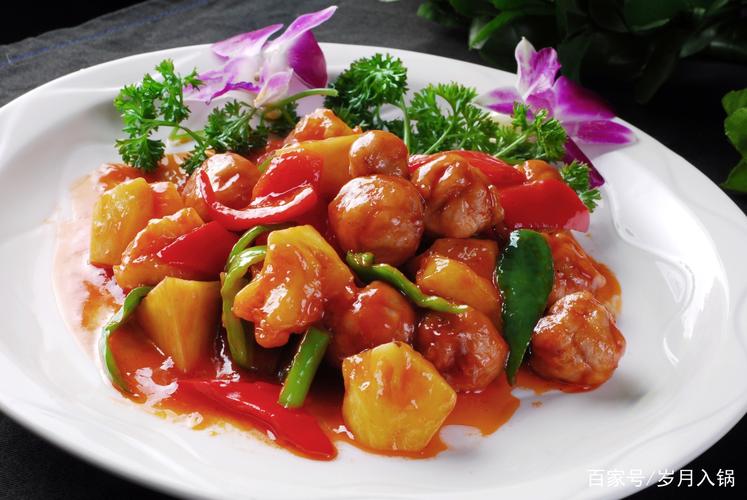 美食图片欣赏香甜可口的各式菠萝菜品
