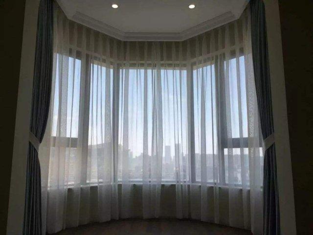 弧形或拱形窗户窗帘怎么安装