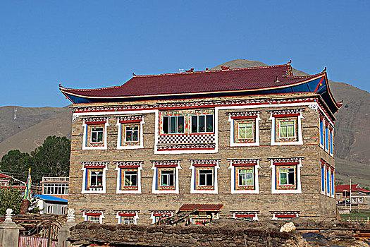 藏式房子图片