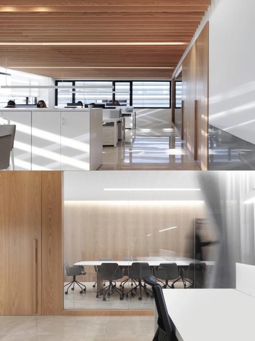办公室设计有温度感的现代简约办公空间