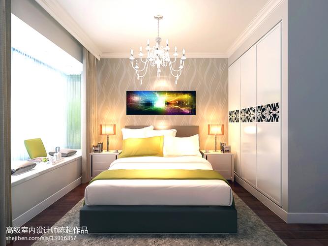 大全卧室卧室现代简约96m05二居设计图片赏析