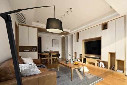 北欧日式三居客厅装修效果图北欧日式三居卧室装修效果图简约loft二