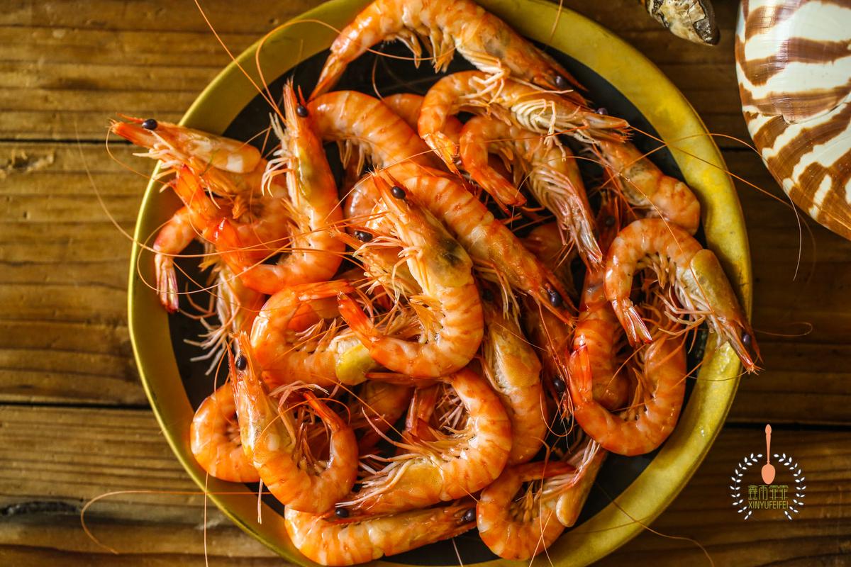 海虾的最简单吃法不用油和调料1分钟搞定做法超级简单