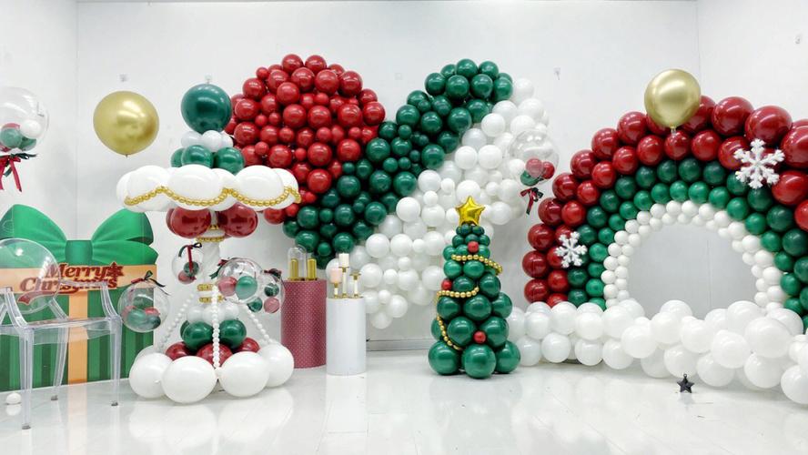 圣诞节气球装饰