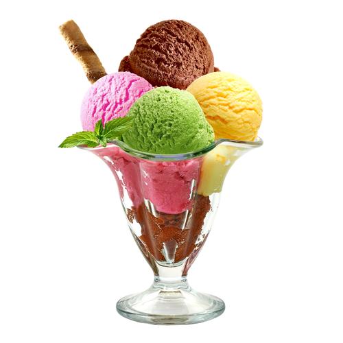 甜品甜点冰淇淋甜筒彩色冰淇淋球美食世界彩色冰淇淋球甜筒图片