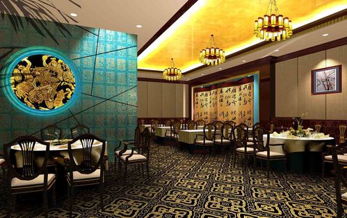 中餐厅餐饮酒店设计作品装修效果图玉林装修网装饰互联yulin
