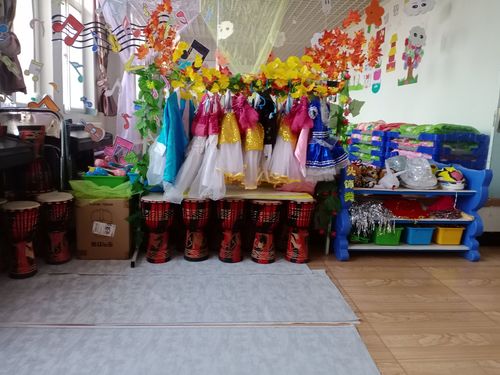 中宁县大战场蓝天幼儿园环境创设与区角游戏评比活动