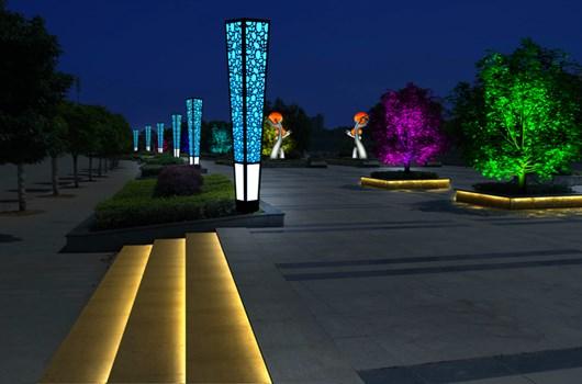 户外景观灯具在城市园林灯光亮化中起到重要作用小凌狐照明装饰