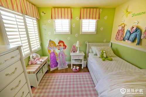 小空间多功能的女孩儿童房设计
