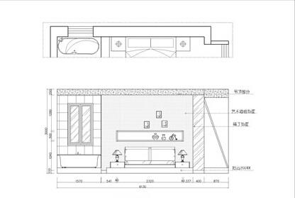 原创自然清新两室两厅室内设计规划方案含效果图