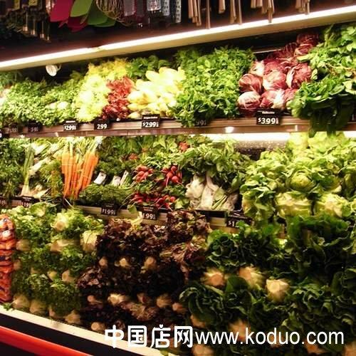蔬菜店蔬菜超市装修设计效果图