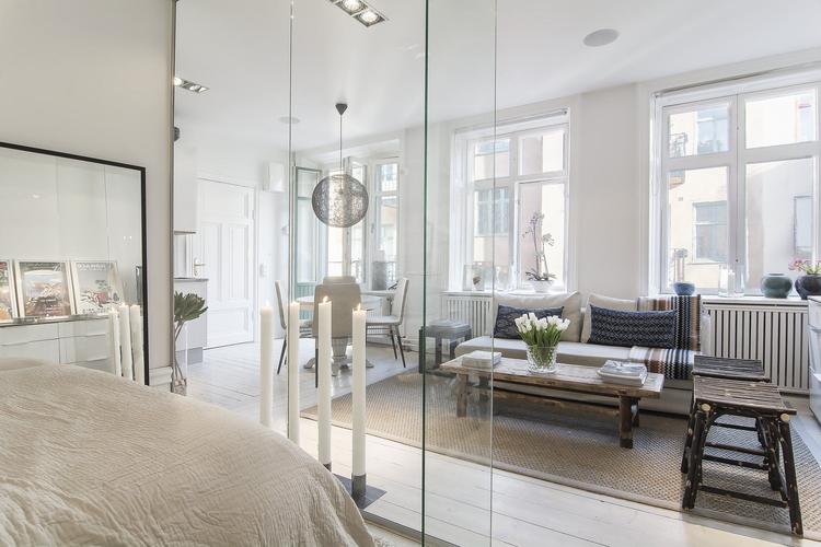2022现代家装卧室玻璃隔断效果图欣赏