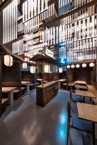日本寿司餐厅装修设计效果图