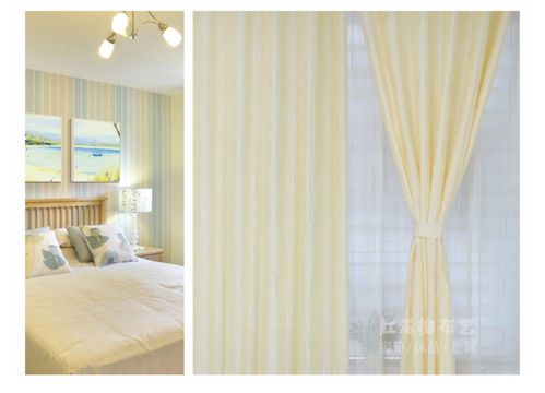 提花金黄色窗帘布料简约现代半遮光定制定做客厅卧室成品特价清仓7折