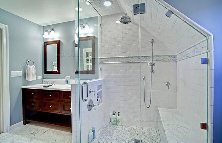 浴室装修效果图欣赏家庭卫生间效果图大全