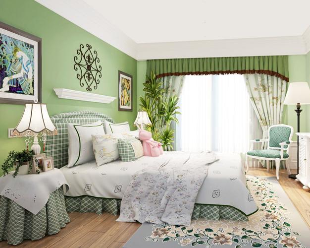 卧室现代简约风格颜色搭配效果图欣赏