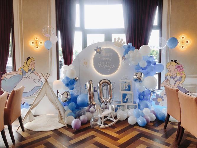 深圳气球派对布置10周岁生日宴爱丽丝主题生活需要仪式感理想
