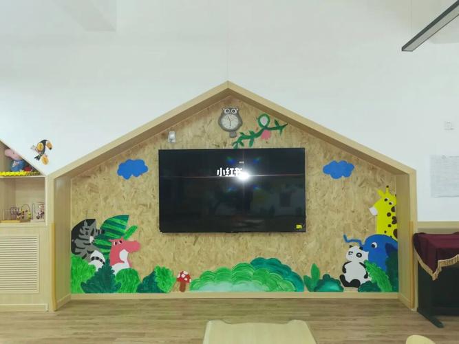 幼儿园电视背景墙