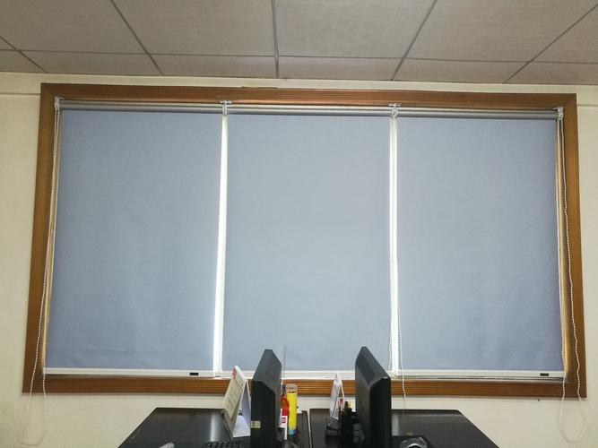卷帘办公室工程涂层单色遮光隔热窗帘阳台防晒卷帘
