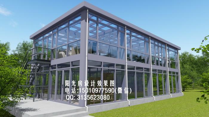 钢结构玻璃厂房办公室设计方案