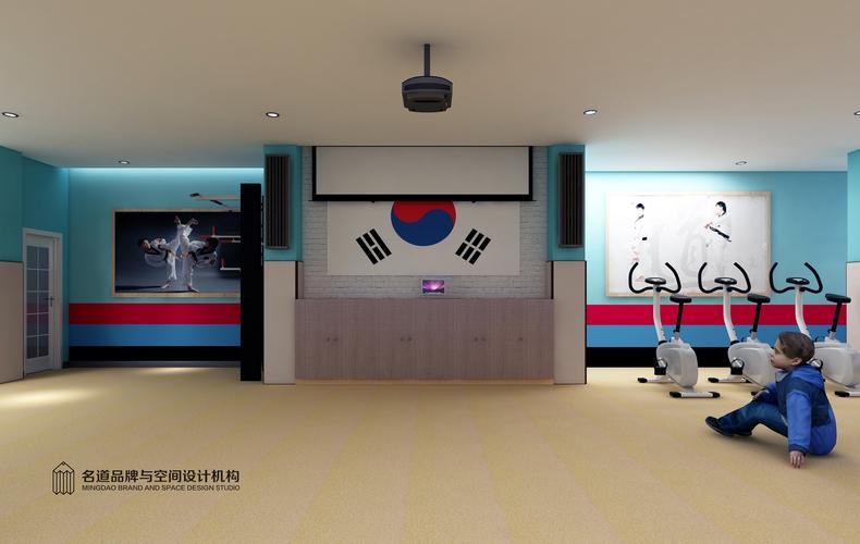 跆拳道会馆室内空间设计