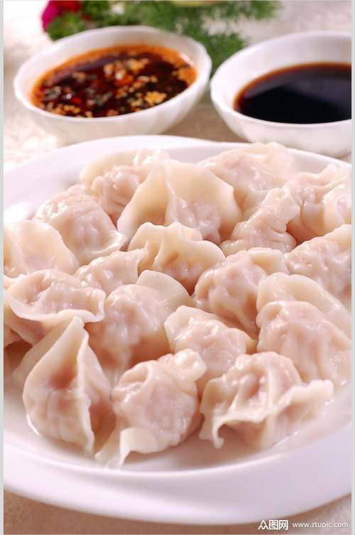 小吃北方水饺高清图片素材