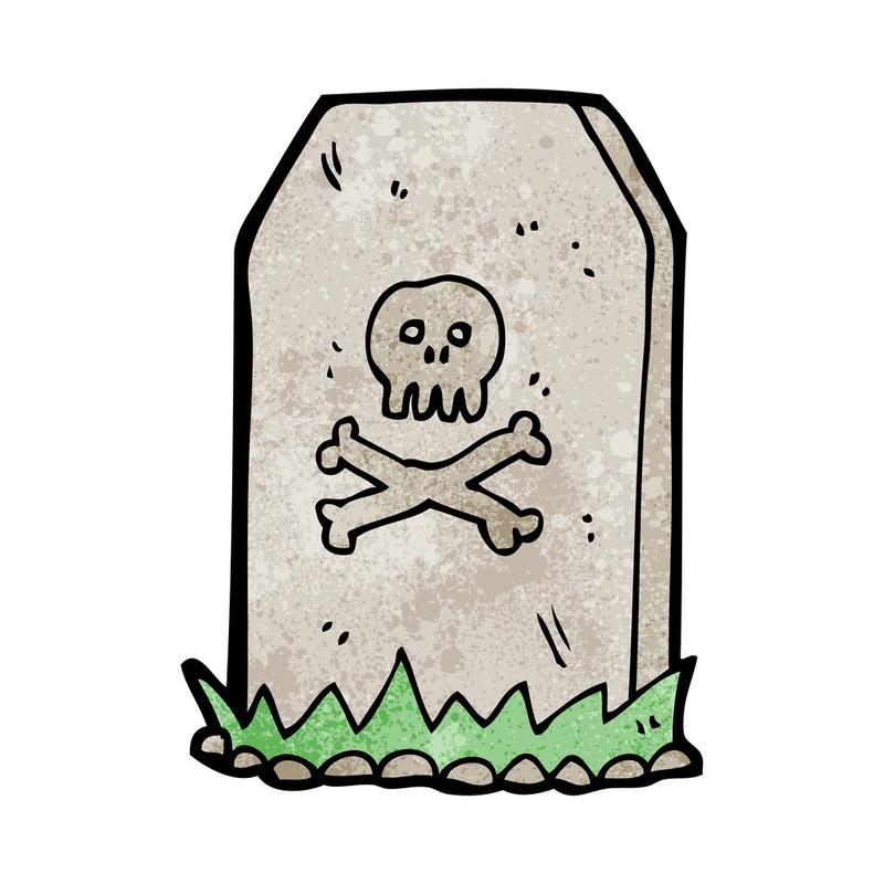 卡通幽灵般的坟墓卡通幽灵般的坟墓
