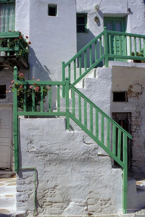 地中海风格室外楼梯装修设计效果图欣赏2020