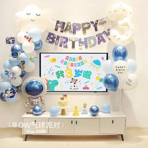 超百搭周岁生日背景图丨生日布置丨气球
