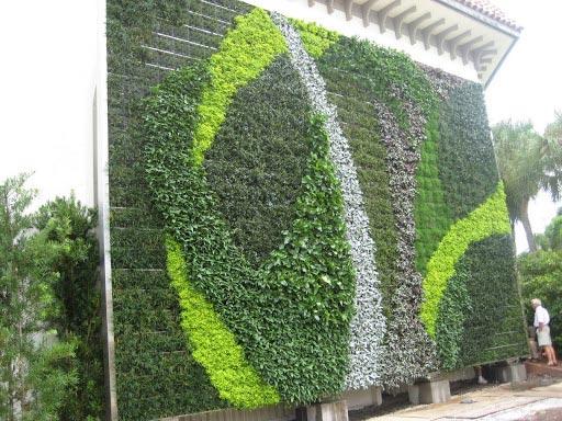 所以室外墙体装饰绿化无论是临时性
