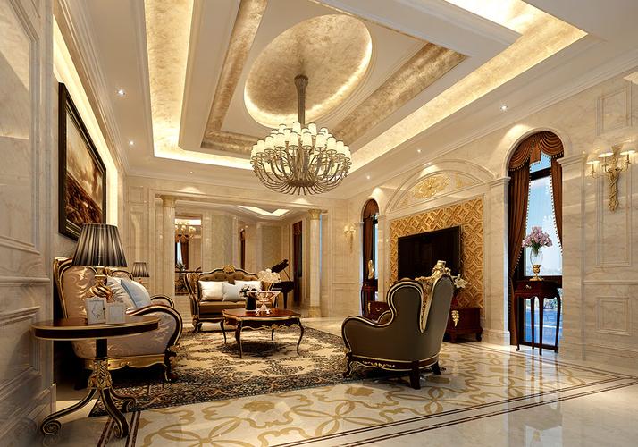 百富丽山庄别墅项目装修欧式古典风格设计上海腾龙别墅设计作品欢迎
