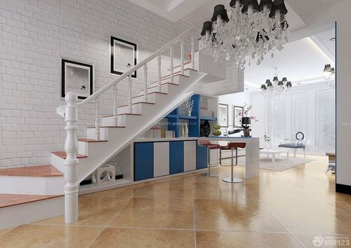 小户型欧式风格跃层楼梯设计效果图