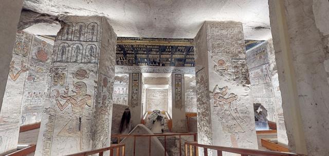 埃及拉美西斯六世法老陵墓公开3d游览让你身临其境