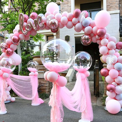 气球拱门支架室外底座架子婚礼场景布置生日开业装饰结婚婚庆用品