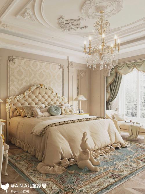 法式奢华像极了复古公主的卧室