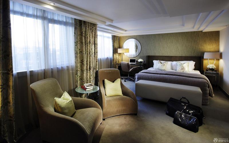 高档商务酒店房间设计实景图片设计456装修效果图