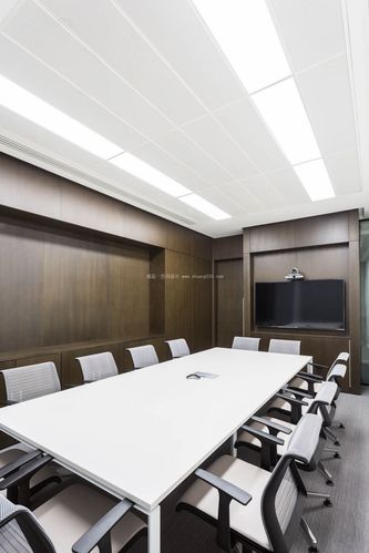 会议室瓷砖背景墙装饰效果图