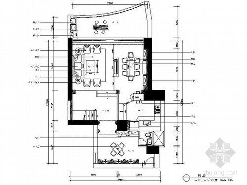 深圳知名楼盘欧式3层别墅室内设计cad施工图含效果图