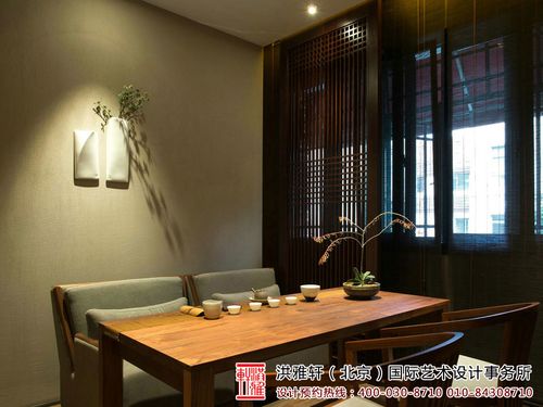 优雅浓厚的精典茶室现代中式风格实景图欣赏